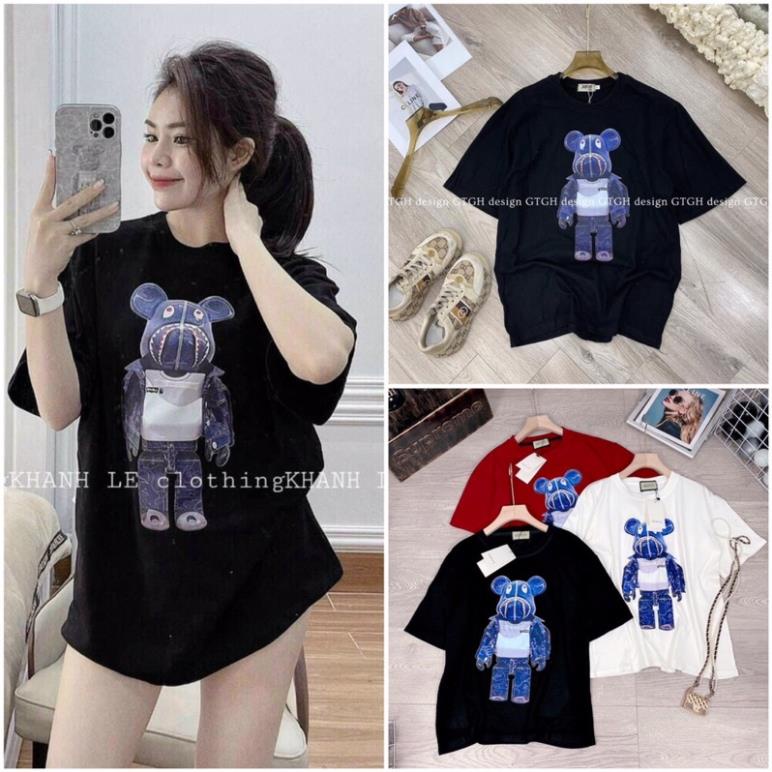 [RẺ VÔ ĐỊCH] Áo thun chuột xanh đứng tay lỡ unisex form rộng, áo phông nam nữ oversize nhiều màu