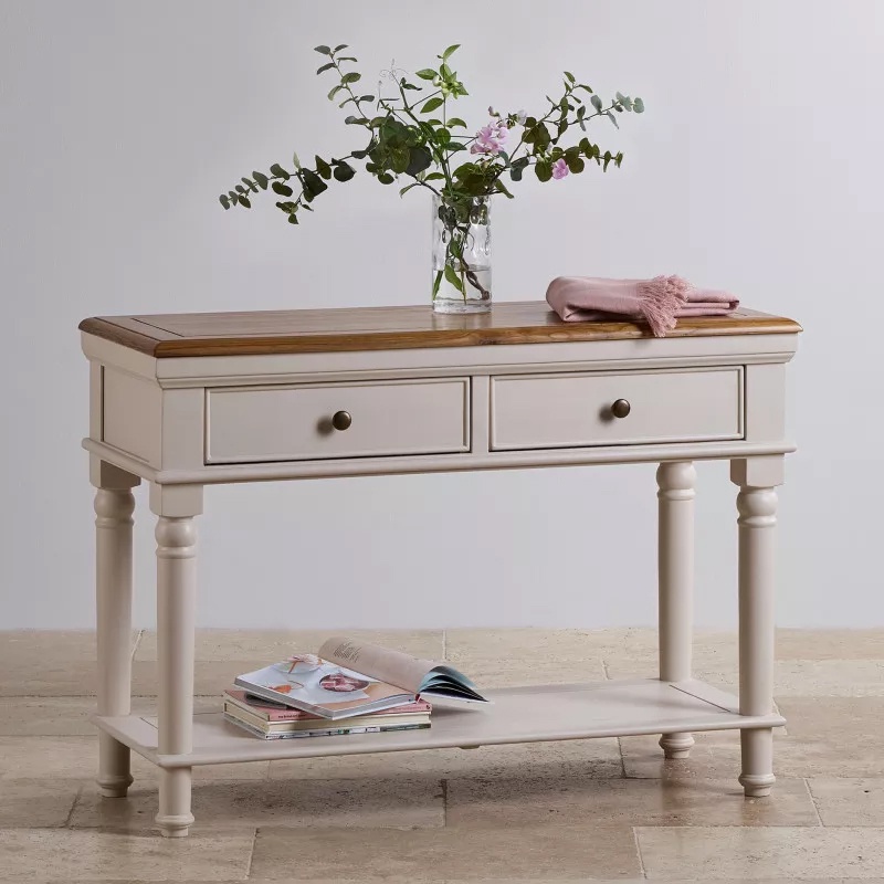 Bàn console Shay gỗ sồi IBIE