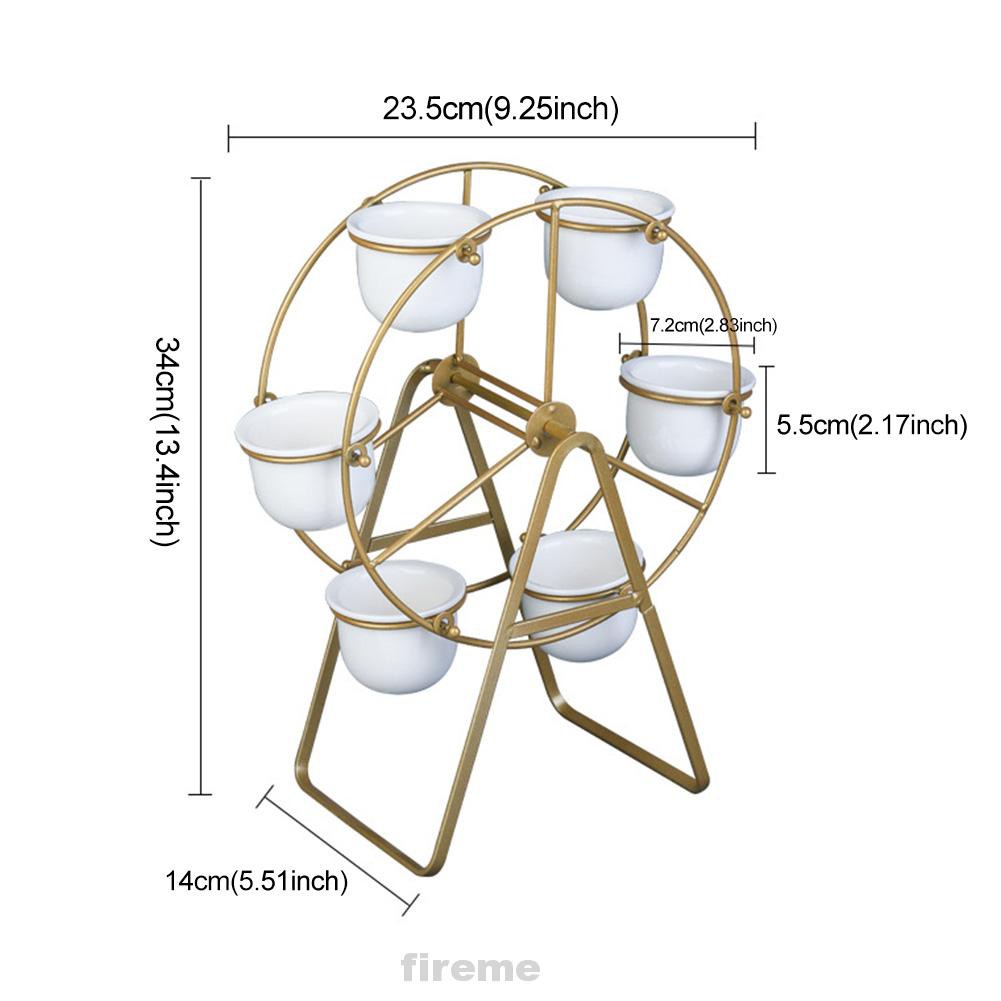 Giá Để Chậu Cây Cảnh Hình Vòng Đu Quay Độc Đáo