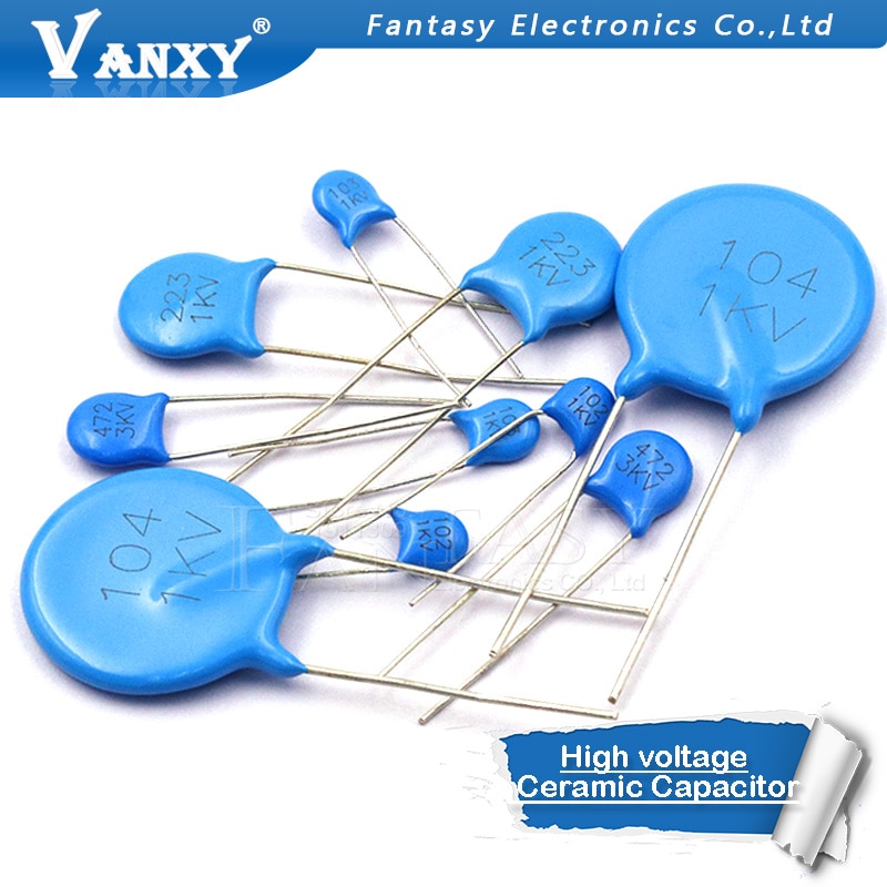 Set 20 Tụ Gốm Cao Áp 1kv 2kv 10pf 18pf 20pf 33pf 47pf 82pf 220pf 330pf 470pf 560pf 680pf 1nf 1.5nf 3.3nf 4.7nf 10nf Chuyên Dụng | BigBuy360 - bigbuy360.vn