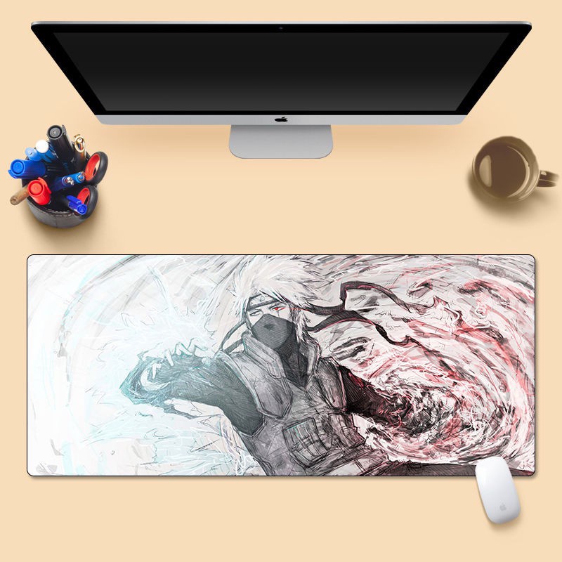 Thảm Lót Chuột In Họa Tiết Naruto/ Sasuke Độc Đáo