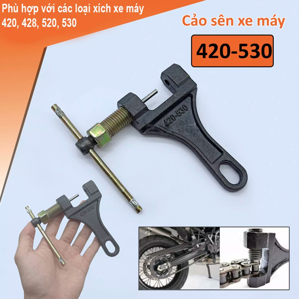 Cảo tháo mắt sên xe máy thép đen tốt