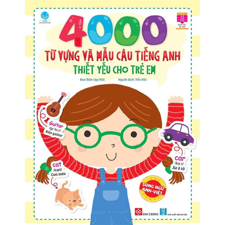 SÁCH - 4000 từ vựng và mẫu câu tiếng Anh thiết yếu cho trẻ em