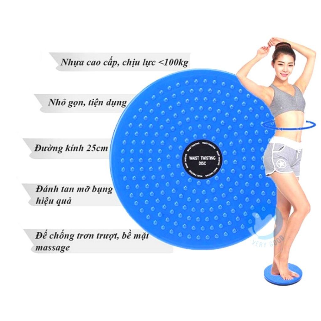 Đĩa Xoay Eo Bấm Huyệt Cao Cấp Massage - Bàn Xoay Eo Massage Làm  Giảm Eo Thon Gọn - ALOKIDS TB