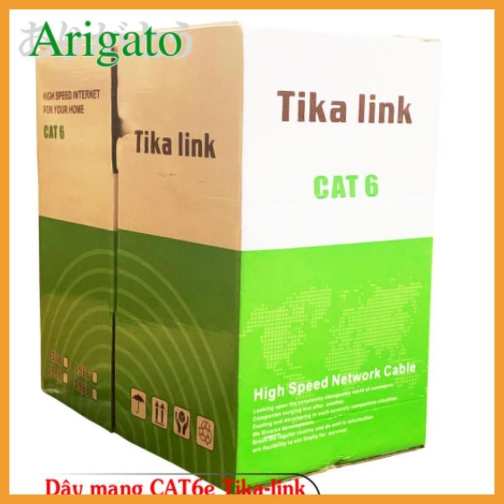 Dây mạng Cat6e Tika-link lõi hợp kim đồng cuộn 305m -Asuna
