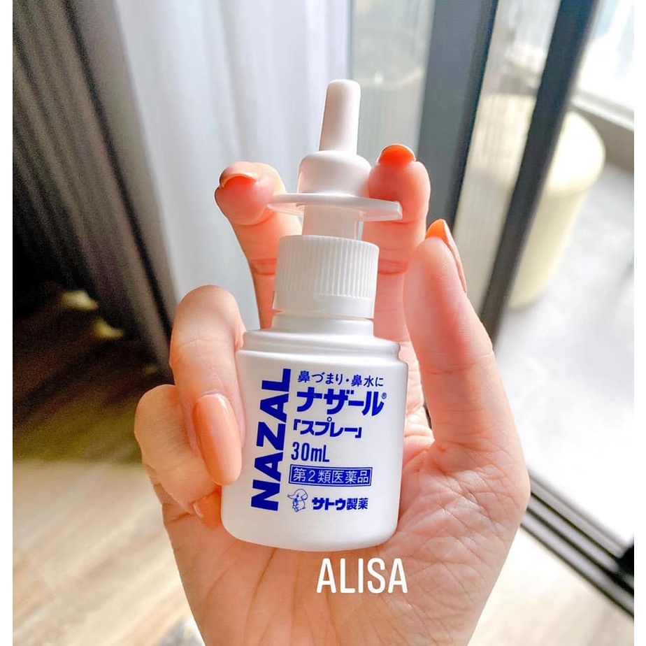 Xịt Ngạt Mũi, Sổ Mũi, Xoang Nhật Bản Nazal 30ml - ALISA