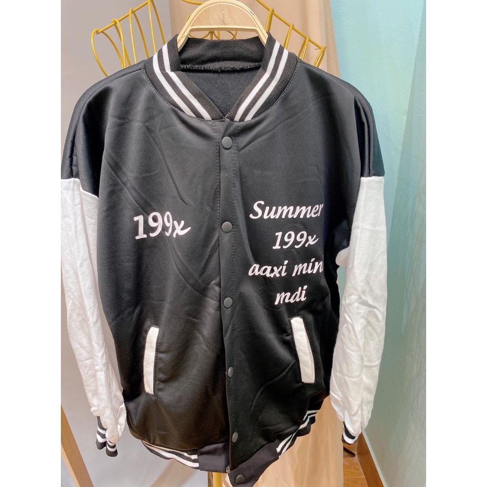 ( SIÊU RẺ) - Áo Khoác Bomber 199x From Rộng Kèm  Chất Nỉ Ngoại Xịn Sò - ZADOLA FASHION