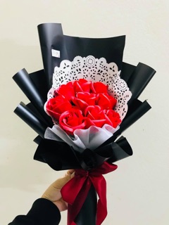 Bó Hoa Hồng Sáp Thơm 20 bông ( ảnh thật )