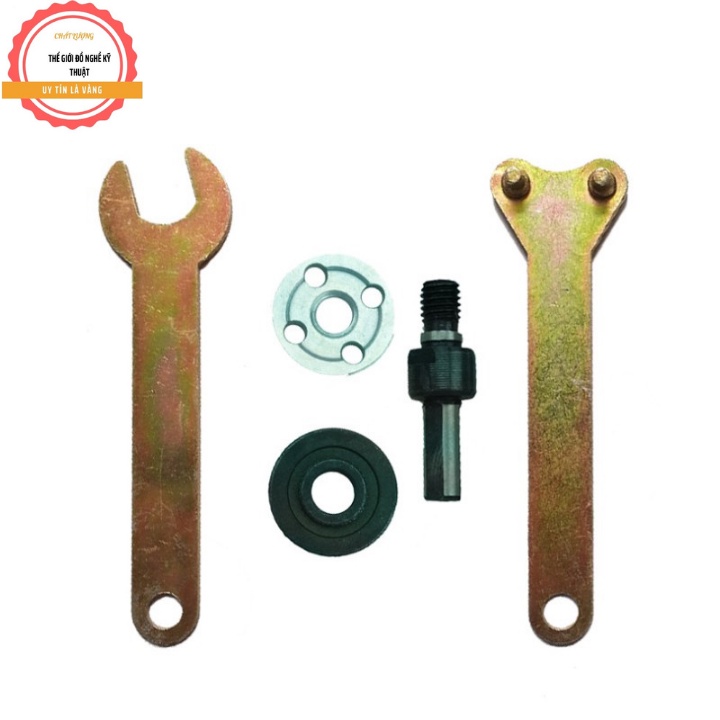 Bộ phụ kiện trục 6mm -10mm chuyển đổi máy khoan thành máy cắt đa năng có lá chắn