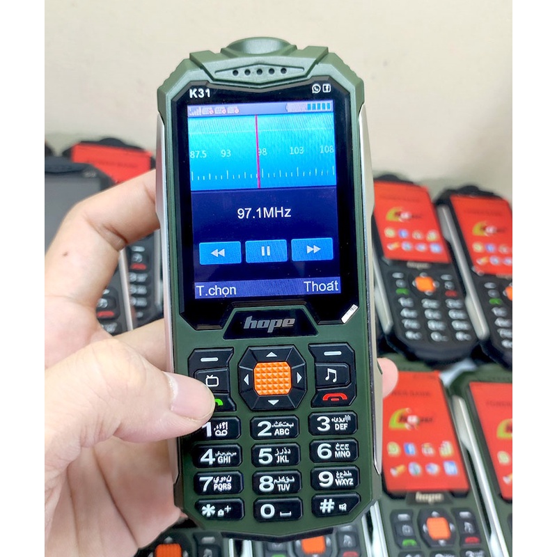 [Mới Fullbox] Điện thoại Hope K31 4SIM hỗ trợ nghe gọi tốt, loa to rõ ràng, pin khủng, độ bắt sóng tốt,1 khe thẻ nhớ