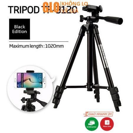 Giá Đỡ 3 Chân Đế Chụp Hình Tefeng Tripod TF-3120 Kèm Kẹp Điện Thoại, Máy Ảnh Chuyên Nghiệp