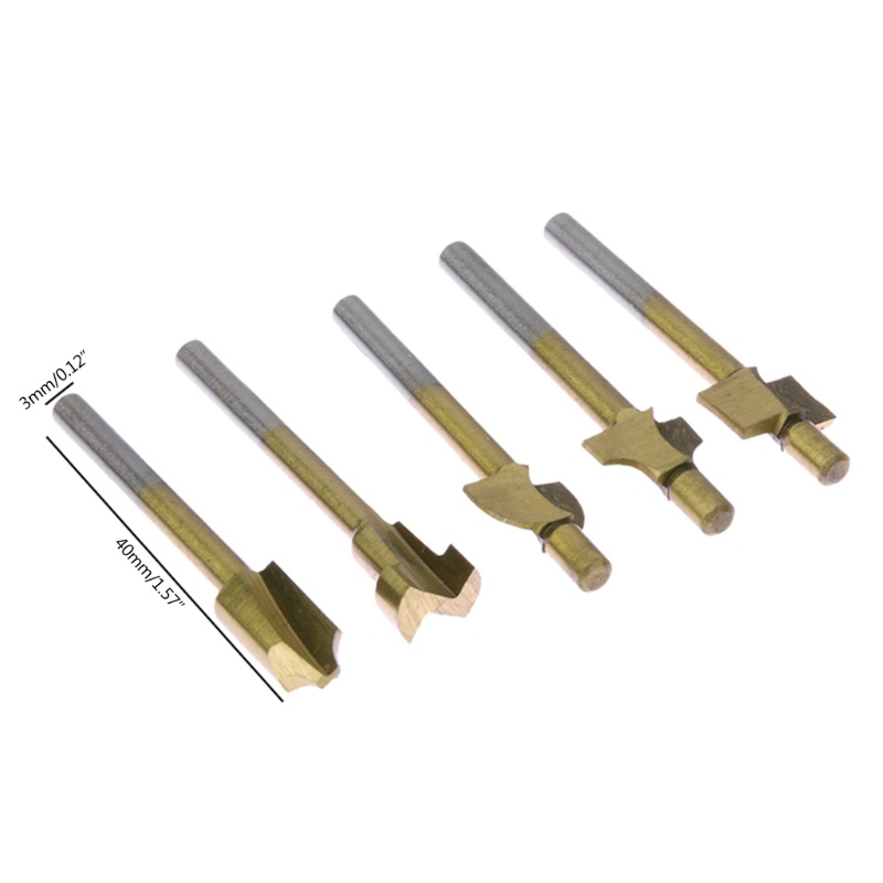 Mũi Phay Cắt Thẳng 3mm Bằng Cacbua Chuyên Dụng