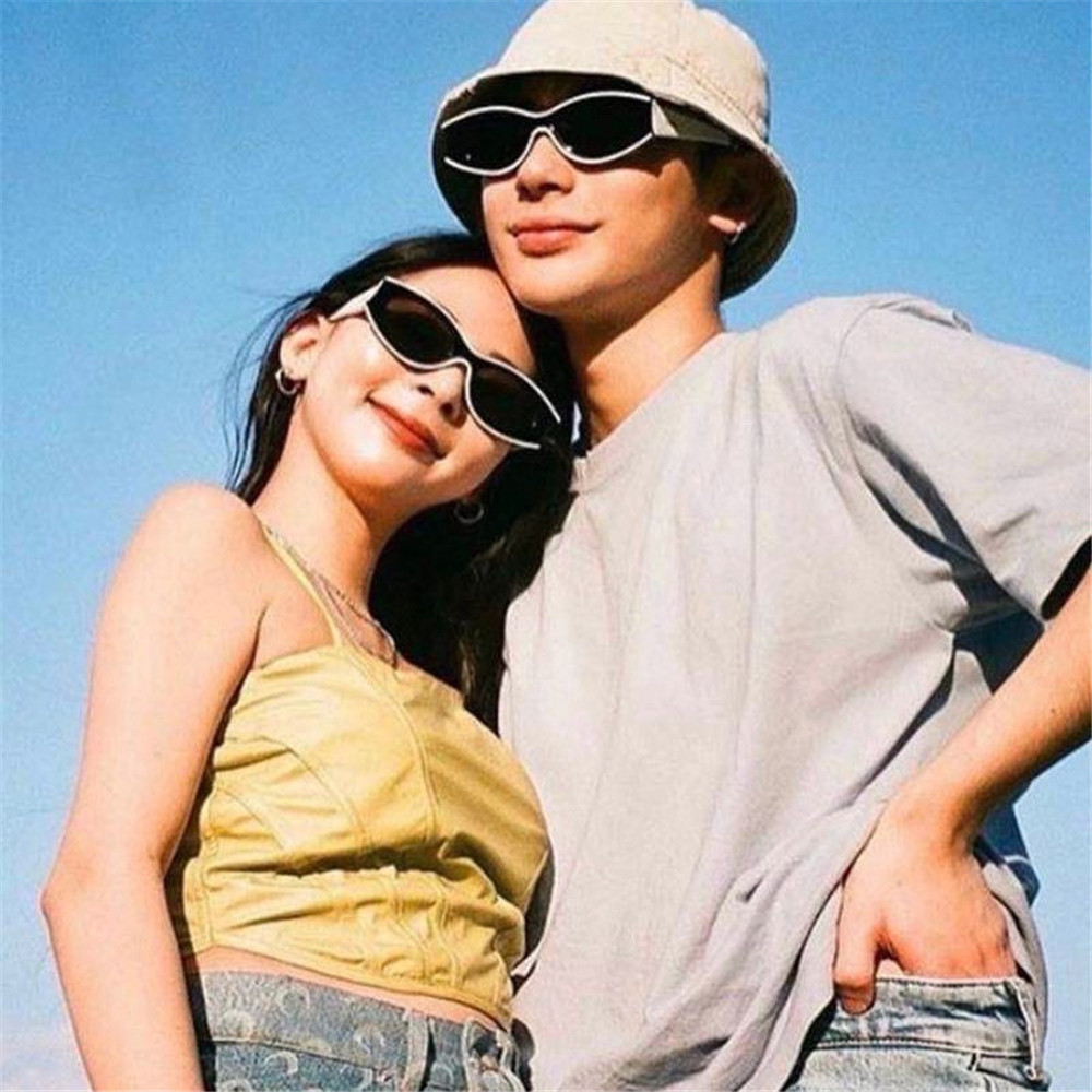 Kính Mát Gọng Oval Phong Cách Retro Âu Mỹ