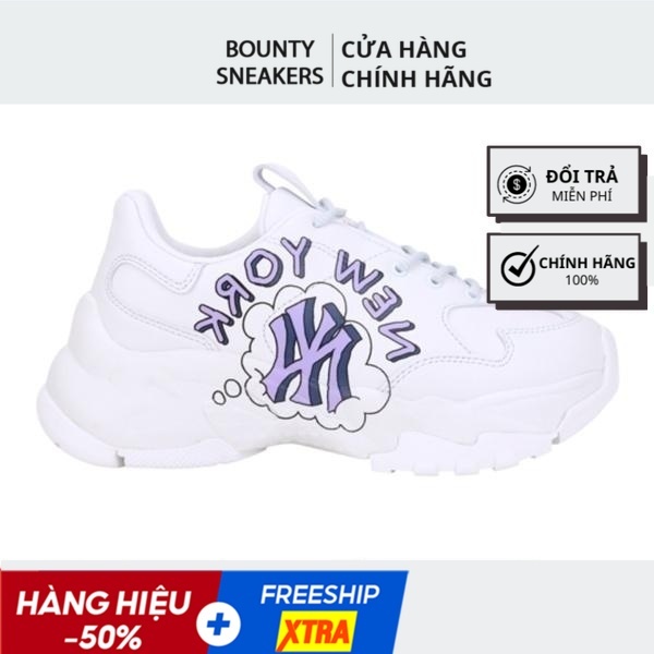 Giày MLB Big Ball Chunky New York Yankees sneakers thể thao nam nữ 32SHCL111-50S - Hàng Chính Hãng - Bounty Sneakers