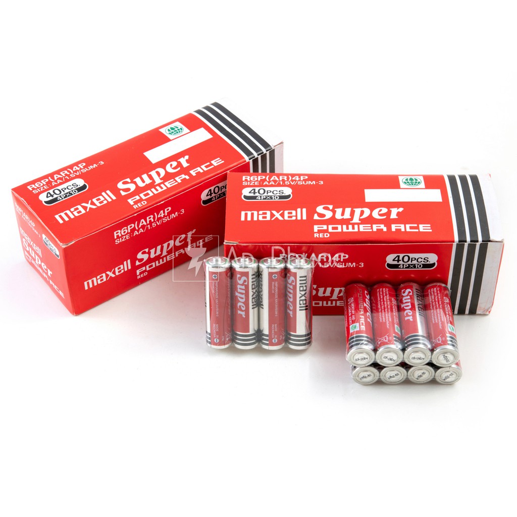Pin tiểu AA Maxell Super R6P4P