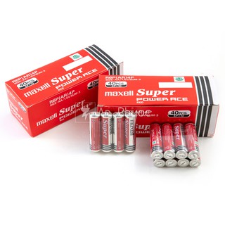 Pin tiểu AA Maxell Super R6P(AR)4P (size lớn, 1 viên)