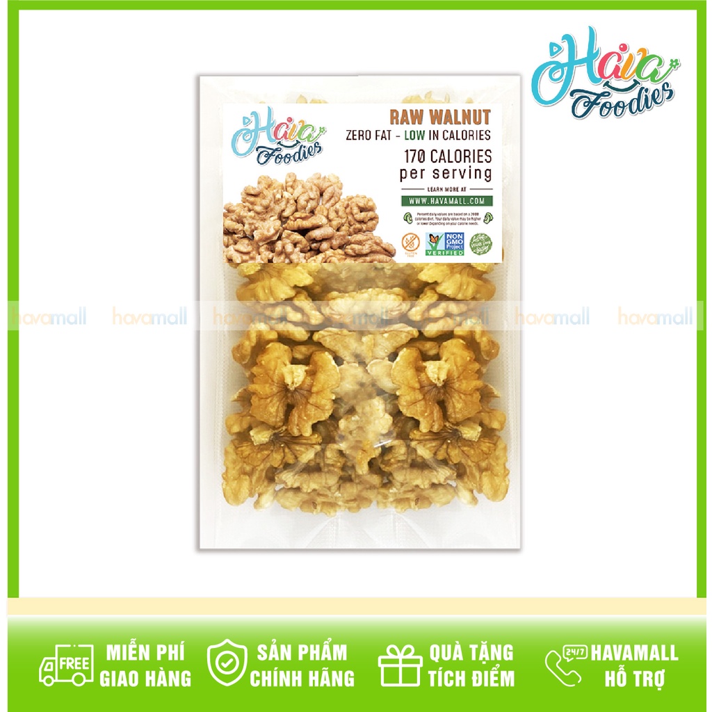 [HÀNG CHÍNH HÃNG] Hạt Óc Chó Sống Havafood 80gr – Walnut Seed