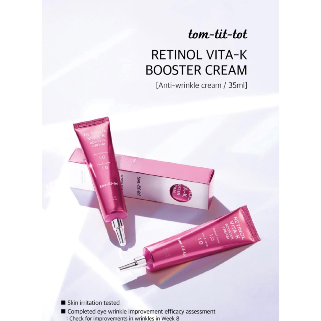 Kem dưỡng Hàn Quốc Retinol Vita K Booster Cream Giảm Thâm Phục Hồi Da 35ml