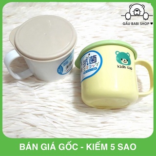 [CHỈ BÁN SỈ] Cốc uống nước có nắp đậy cho trẻ em nội địa Nhật
