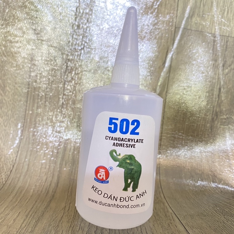 Keo dán 502 siêu dính lọ to 80ml  160ml  keo dán Đức Anh