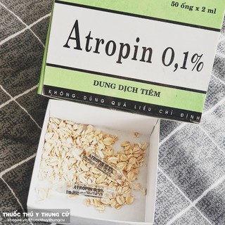 Atropin 0,1% - 𝐆𝐢ả𝐢 độ𝐜, 𝐜𝐡ố𝐧𝐠 𝐧ô𝐧 cho chó mèo, lợn trâu bò gia súc