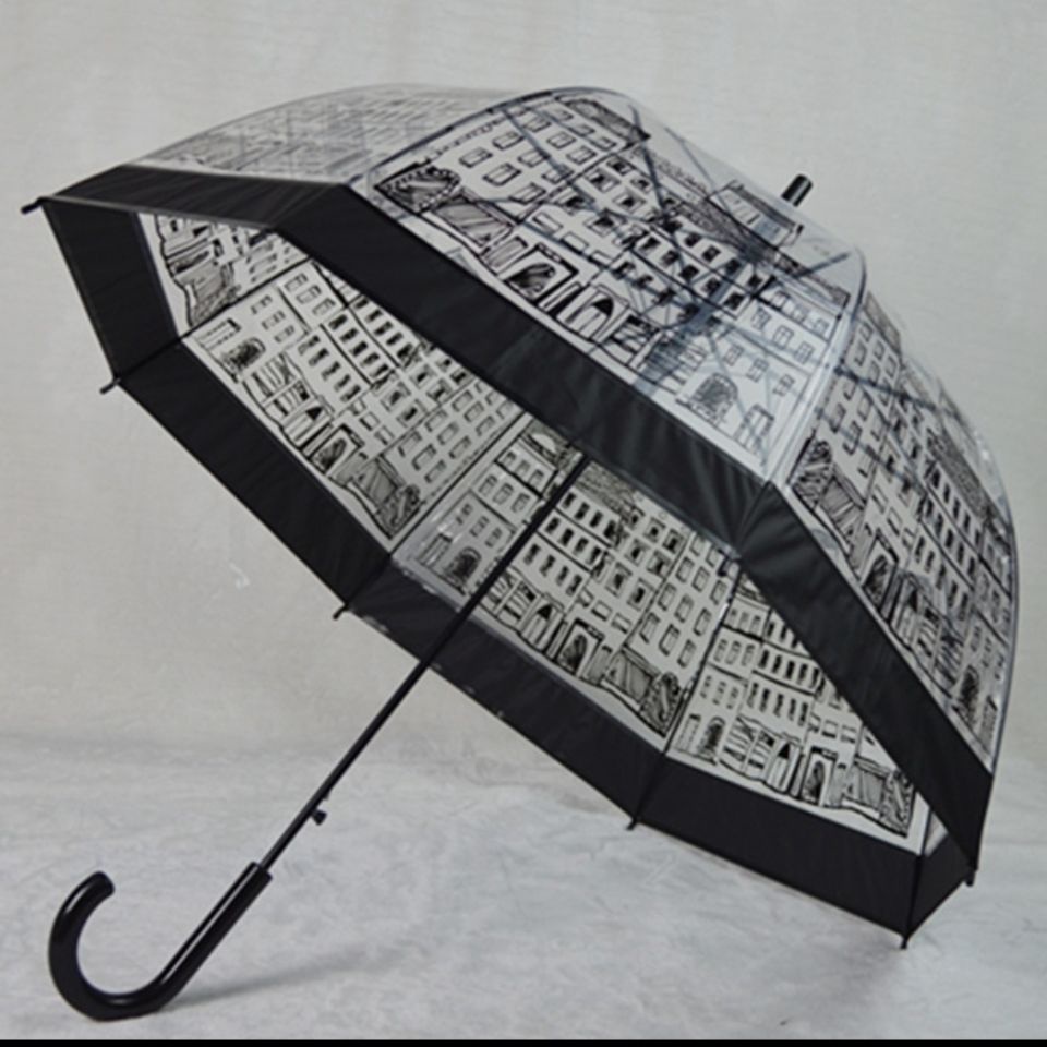 Dù Che Mưa Trong Suốt Hình Cây Nấm / Công Chúa / Chim Kiểu Anh