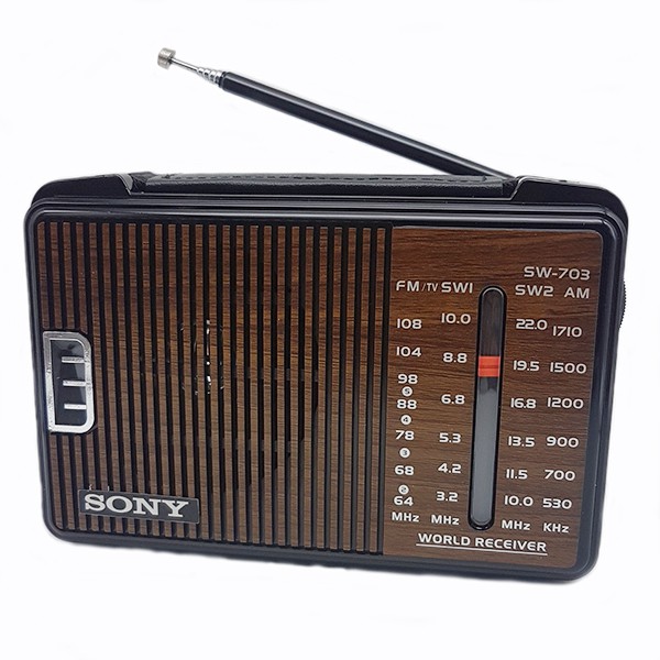 Radio nghe Đài SW 703 | Đài nghe FM, AM,SW Radio cho người già ( tặng dây sạc )