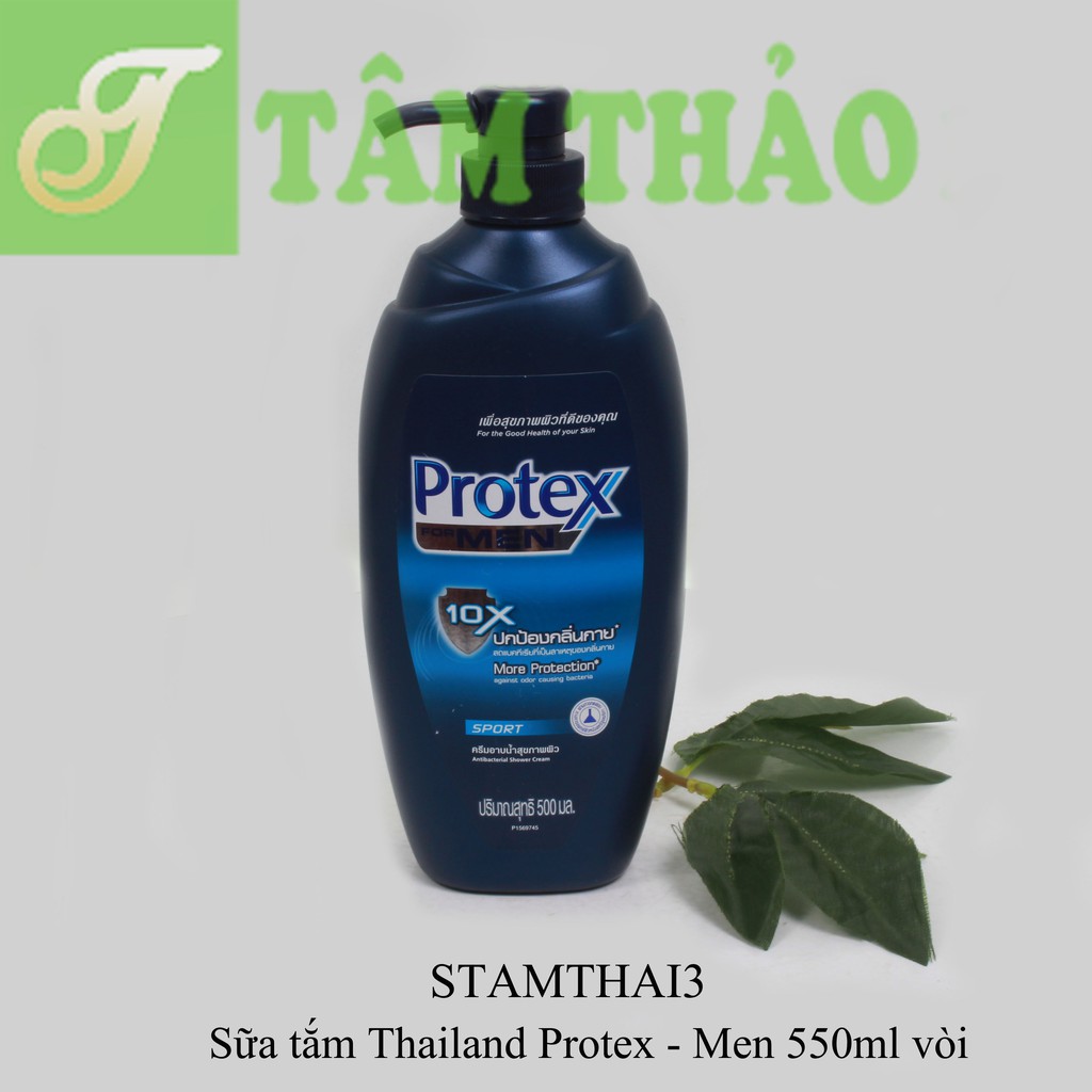 Sữa tắm Thailand Protex - Men 500ml  vòi 8850006604403