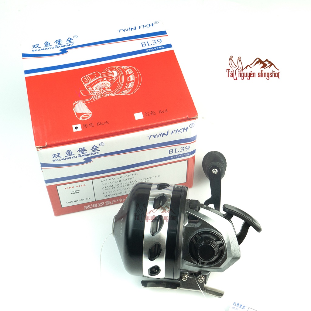 [Đồ câu cá BL39] Máy thu cước BL39 cho cần câu cá hoặc ná bắn cá, sử dụng thu cước, chịu lực cực kỳ tốt