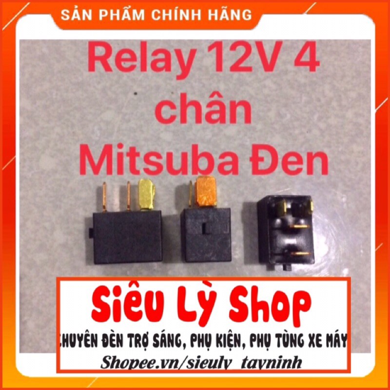 Relay 12V 4 chân, 5 chân MITSUBA zin VN