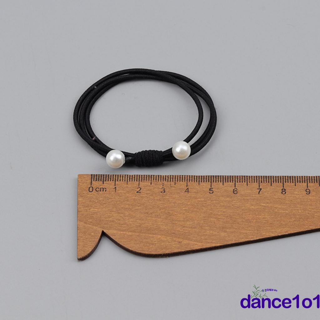 Dây buộc tóc bằng nylon co giãn siêu mềm mại màu trơn sành điệu dành cho nữ