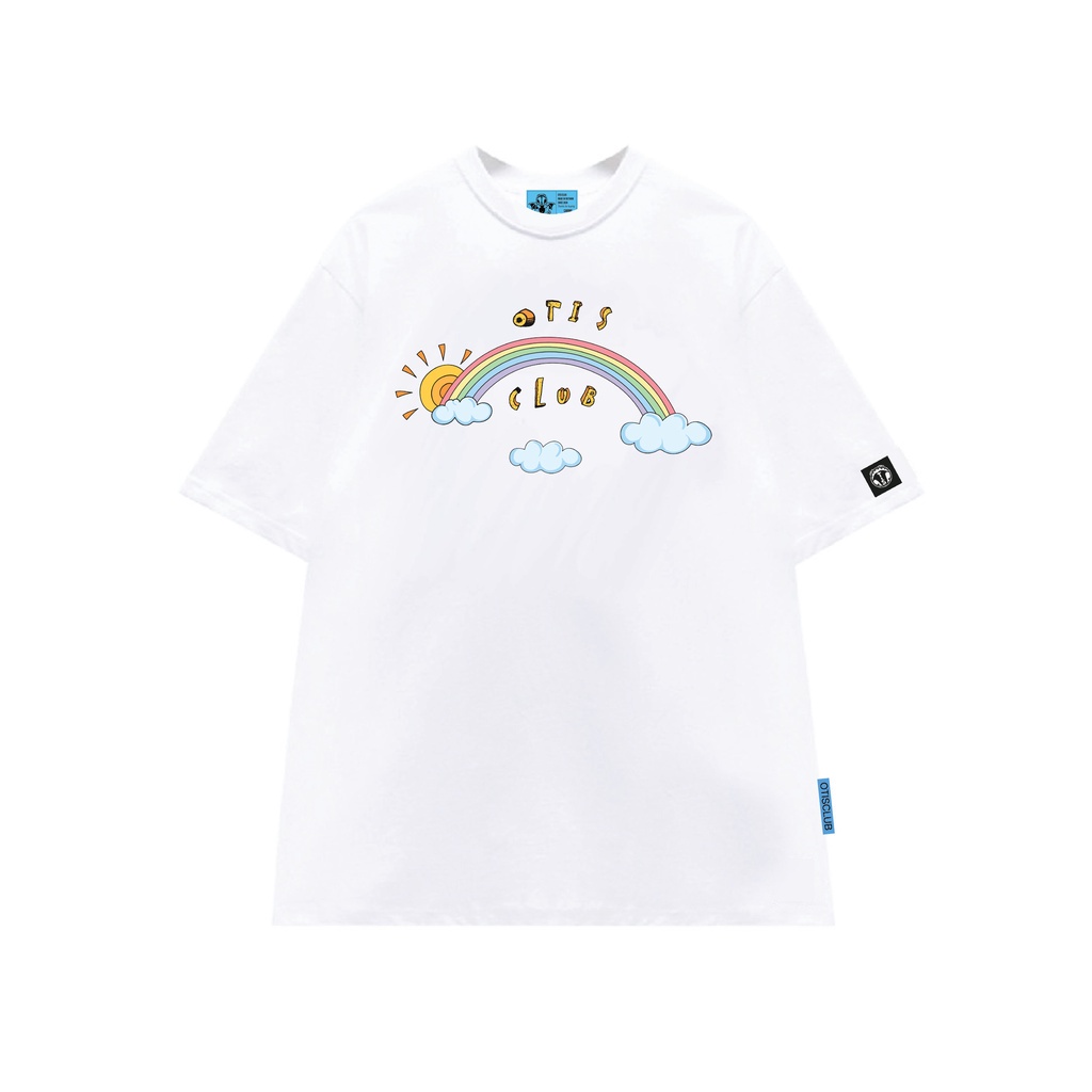 Áo thun TEE RAINBOW Áo Thun Tay lỡ nam nữ. Phong cách unisex form rộng tay ngắn