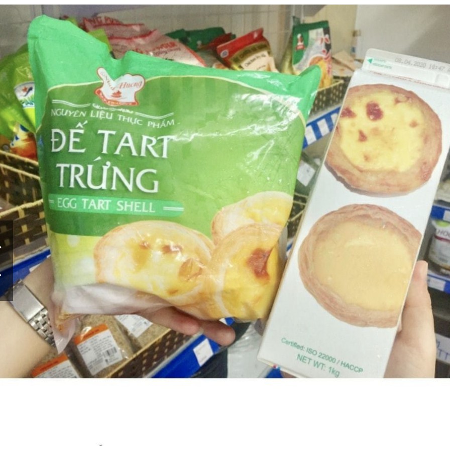 [Ship nội thành Hà Nội] Combo Đế Bánh Tart Trứng và Kem Trứng