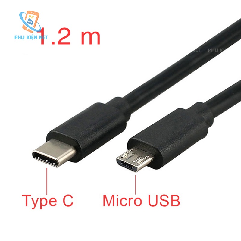 Cáp sạc Samsung Type C dài 1.2m hỗ trợ sạc nhanh 3A cho các máy SamSung...bảo hành 12 tháng SAMSUNG MICRO 1M2