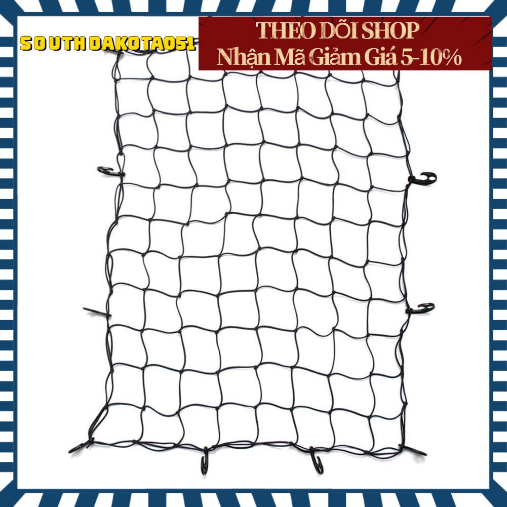 Hàng Sẵn Lưới hành lý trên nóc ô tô co giãn Bungee Cargo Net tự động chở cho SUV【Southdakota051】