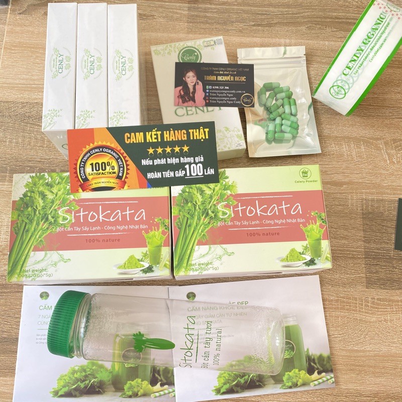 [Cenly Shop] Giảm cân Cần tây sitokata Chính Hãng [TẶNG QUÀ]