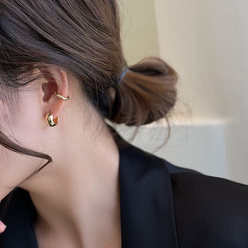 Bộ 4 Khuyên Tai Nữ Trang Tạo Hình Độc Đáo|Dép Thiết Kế Mới Không Xỏ Ngón
