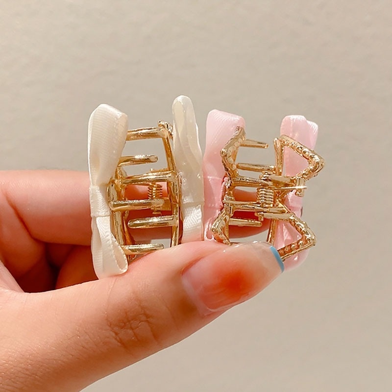 Kẹp Tóc Hình Nơ Dễ Thương Phong Cách Hàn Quốc Cho Nữ