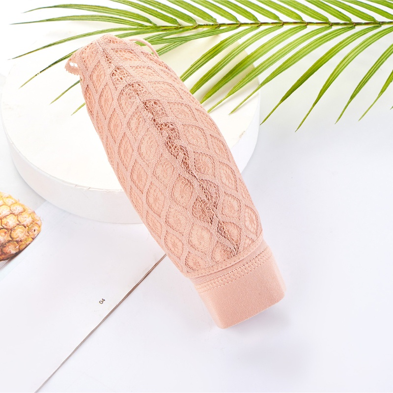 Xiangbao Áo Ngực Mở Cúp Trước Kẻ Sọc Ca Rô Phối Ren Cho Mẹ Bầu Chăm Sóc