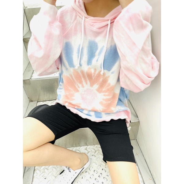 Áo thun chất nỉ hoodie nữ form to vnxk