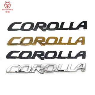 Toyota TOYOTA COROLLA COROLLA Đuôi Xe Logo Altis Logo Ô Tô TOYOTA Wordmark Phía Sau Thân Xe Miếng Dán