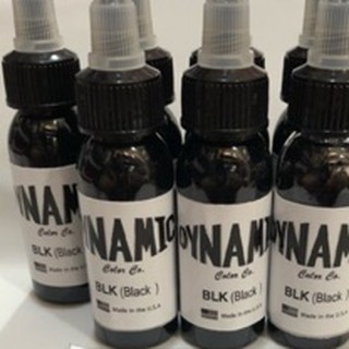Mực Xăm Dynamic Black 30ml, rót lẻ nguyên chất từ chai to