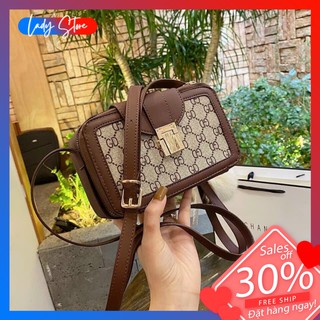 Túi xách đeo chéo- túi xách ld12 chữ nhật- form chuẩn hot hit sz 18