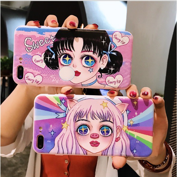 ốp cô gái  sweet phong cách nhật