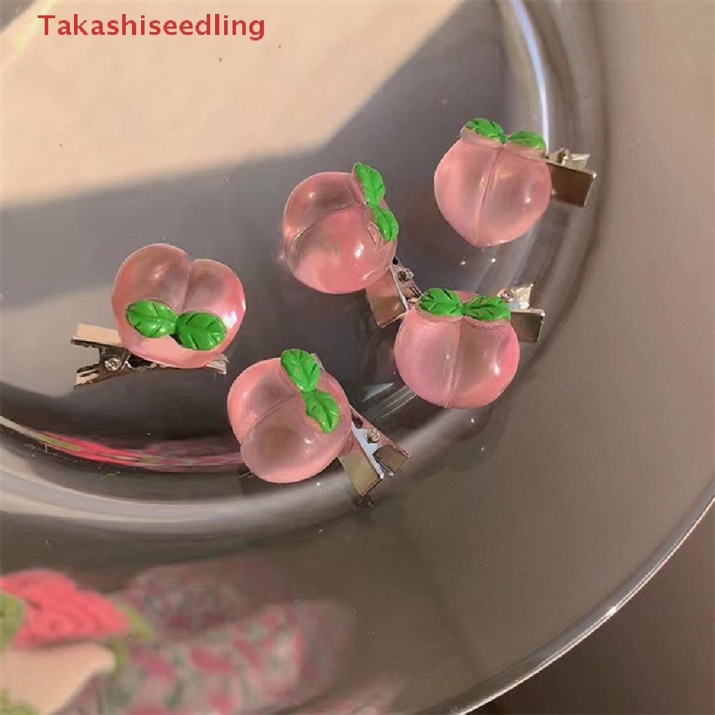 Kẹp Tóc Hình Nơ Hoa Hồng Đào Dễ Thương Cho Bé Gái