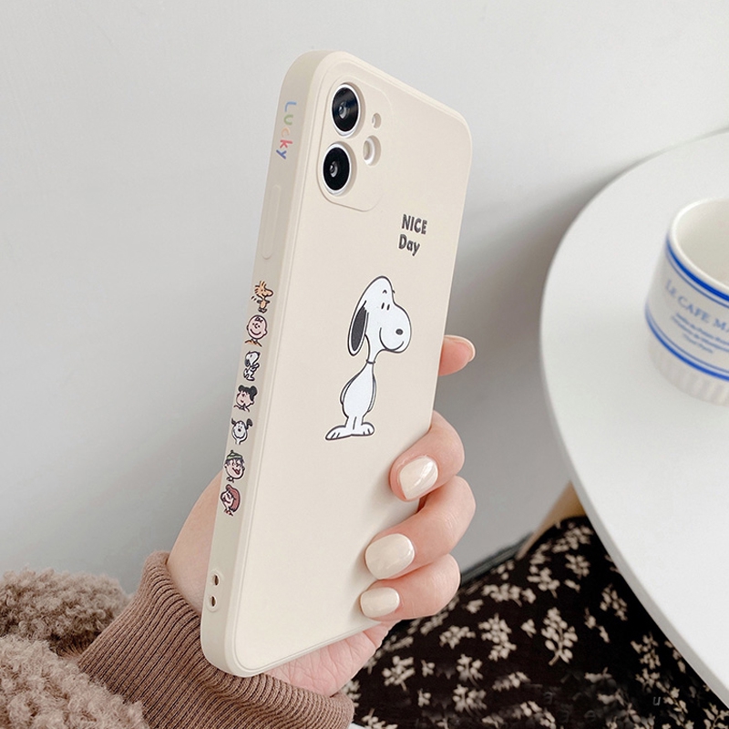 Ốp lưng iphone vuông cạnh hình snoopy 5s/6/6plus/6s/6splus/7/7plus/8/8plus/x/xr/xs/11/12/pro/max/plus/promax-Awifi X5-10