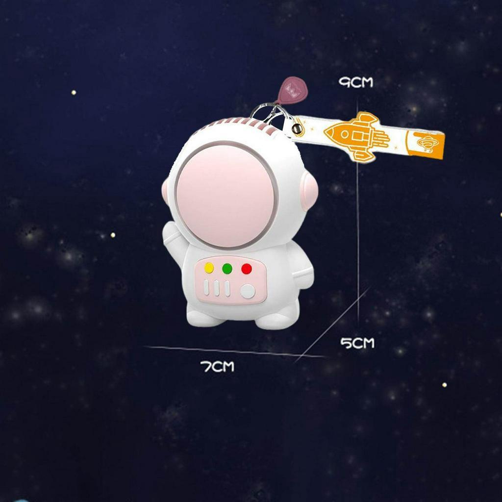 Quạt không cánh phi hành gia G01 tích điện , hai tốc độ gió pin lâu , tản nhiệt cực tốt , kiêm móc khóa mini dễ thương