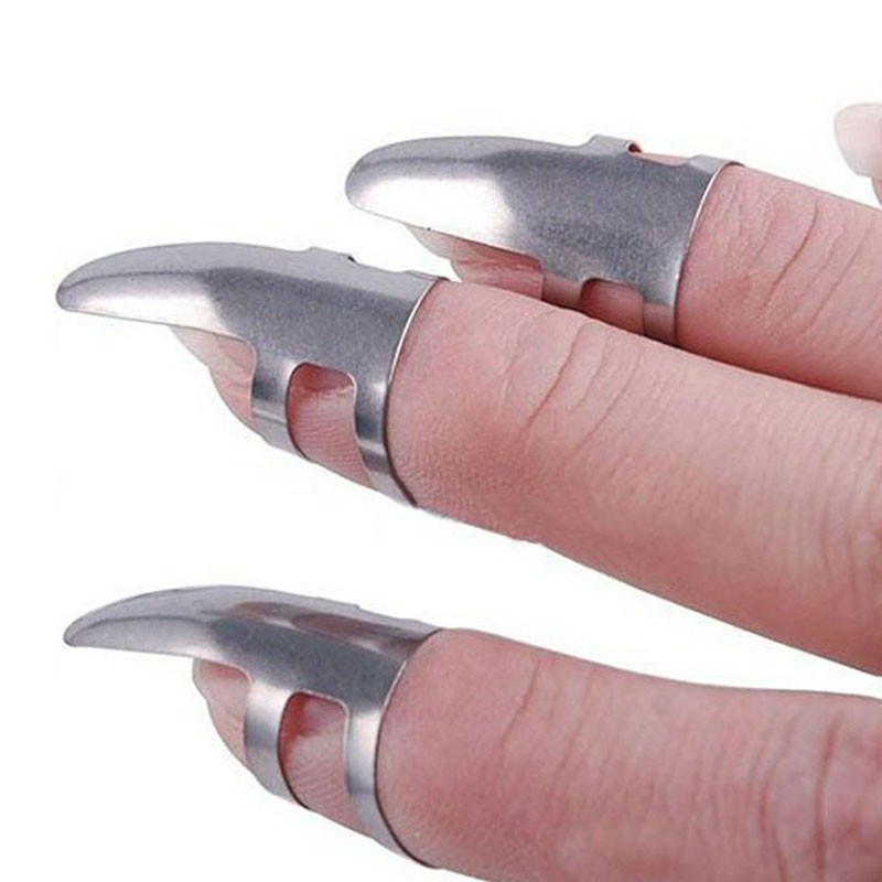 Set 3 Miếng Gảy Đàn Guitar Đeo Đầu Ngón Tay Chất Liệu Thép Không Gỉ Tiện Dụng