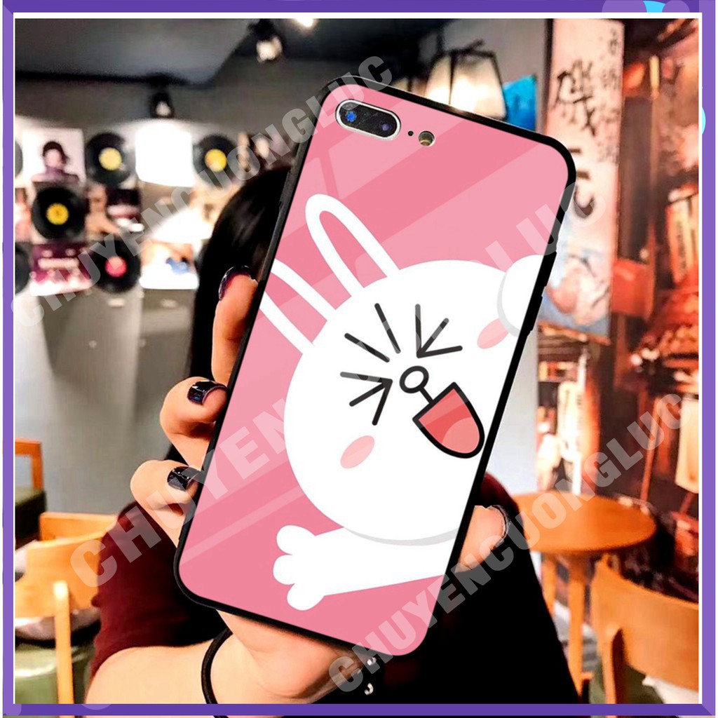 [HOT] Ốp Samsung Ốp Kính in hìnhGấu Brown Thỏ Cony . - CCLNB