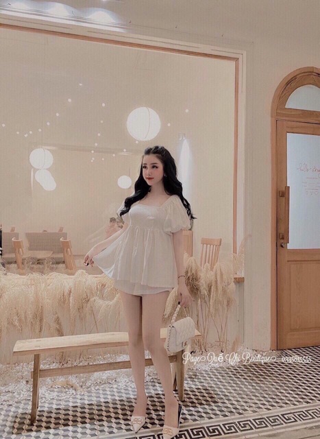 Set Bộ Nữ Áo Tay Bồng + Quần +Video Sản phẩm